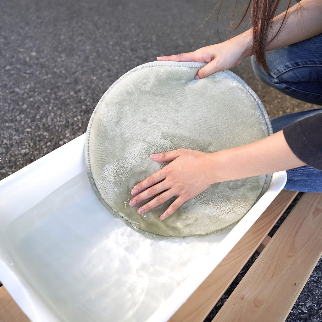 Подушка на стул Toshishimizu Лавандовый пепел Круглая 35см Низкая упругость Высокая упругость Фланель LM102 3-слойная