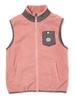 Флисовый жилет Beams Pink 140 [Мини]
