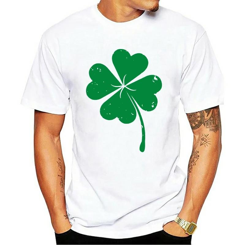 Футболка Irish Shamrock ко Дню Святого Патрика, Ирландский клевер, идея для подарка, модная классическая рубашка унисекс