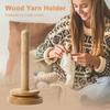 Wool Unwinder Wood Ball Bearing Wool Holder Yarn Holder For Knot-Free Yarn Holder Stand Yarn Even Knitting And Crochet