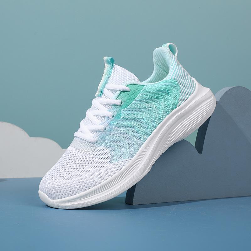Летняя новая женская обувь дышащая универсальная на мягкой подошве повседневная обувь легкая беговая спортивная обувь сетка женская