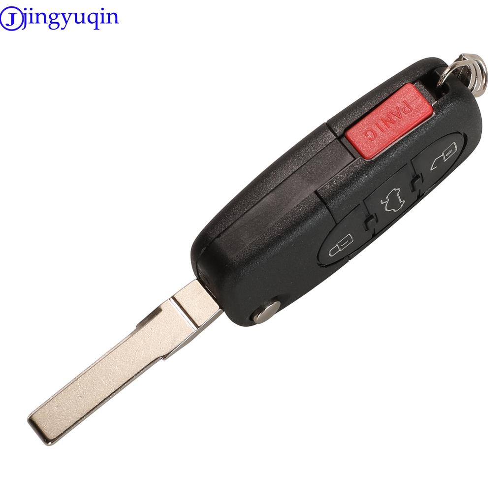 Jingyuqin 2/3/4 кнопки складной чехол для автомобильного ключа для Volkswagen Vw Jetta Golf Passat Beetle Skoda Seat Polo B5 CR1620 CR2032