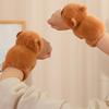 Cute Stuffed Animal Capybara Wristband Plush Doll Playthings Soft Wrist Band Water Dolphin Doll Wrist Snap Ring Plush Entertaining Pop Circle
