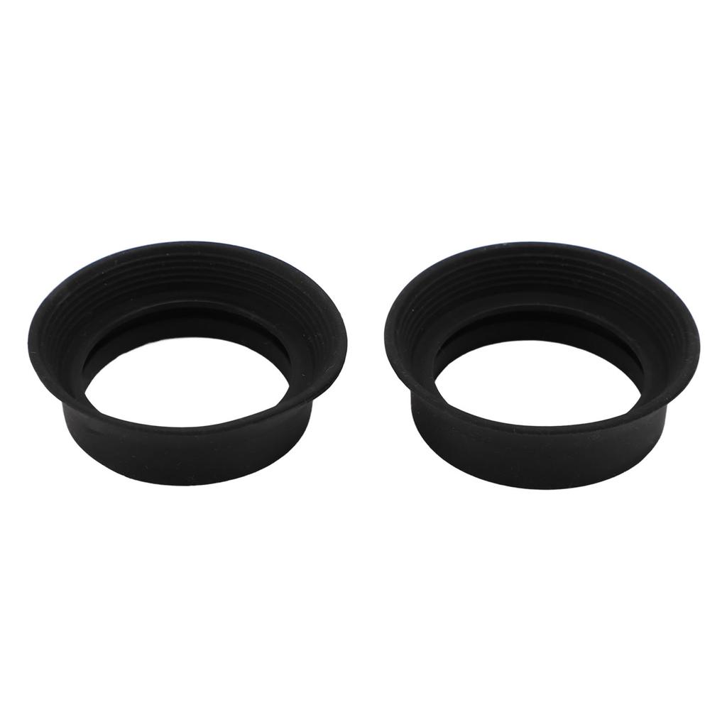 2pcs Scope Eyepiece Eyecup Foldable Soft Rubber Eyepiece Cover for 28 To 32mm Microscope Monocular