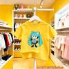 Hatsune Miku Future MIKU Line Fashion Pure Cotton Printed Short Sleeves Casual Slim Fit Clothing New Style For Boys Girls