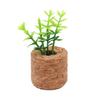 Yousheng Artificial Potted Succulents Plants Refrigerator Magnet Home Office Kitchen Locker Fridge 3D Miniature Cork Pot Fake Plants Magnetic