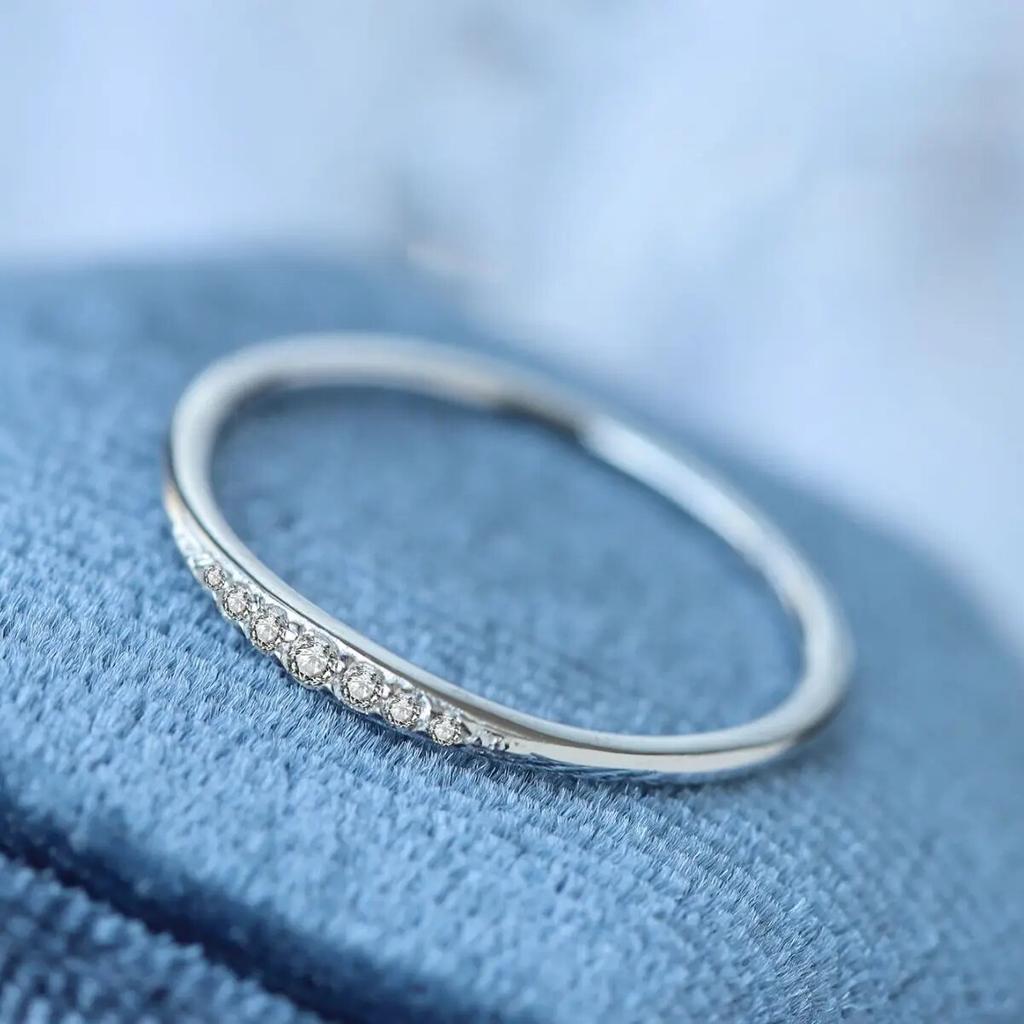 Модное круглое геометрическое кольцо для пар с когтями для женщин из стерлингового серебра S925, подарок на день Святого Валентина, ювелирные изделия, кольца из стерлингового серебра 925 пробы для женщин, простое кольцо