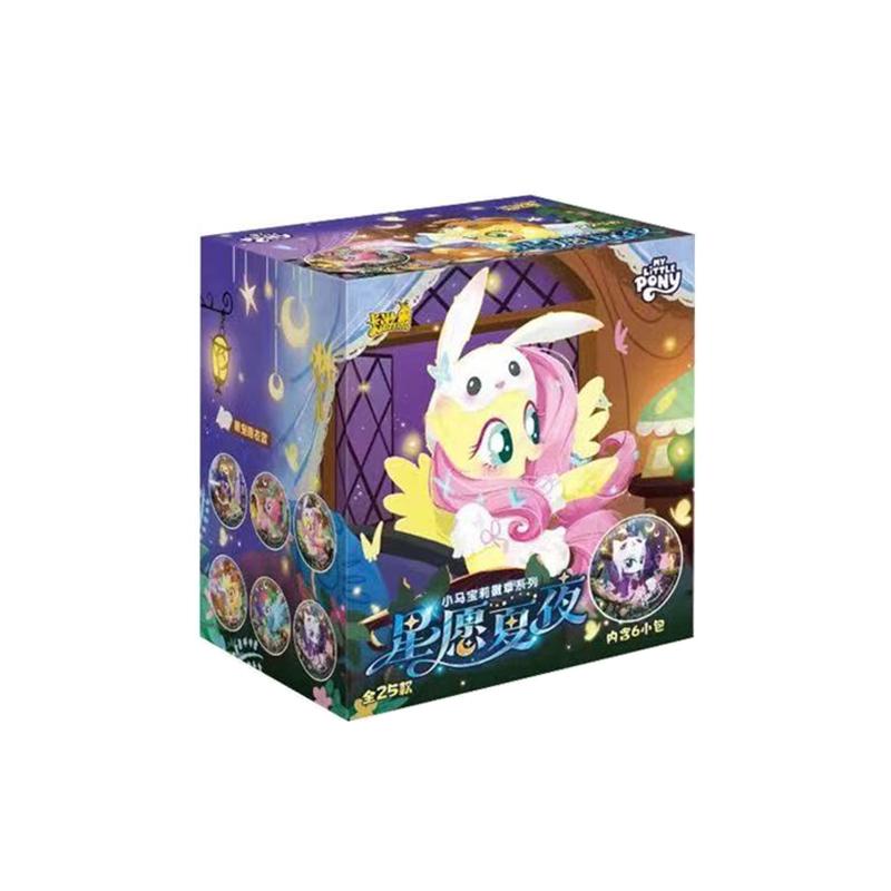 Original KAYOU My Little Pony Twilight Sparkling Series Badge Blind Box Anime Character Doll Decoration Collect Toys