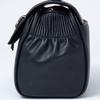 JILL STUART JSLH5CS1 Shoulder Bag Crystal Buckle Feminine Belt Design Soft Shrink Synthetic Leather Black Women's Elegant Formal Handbag