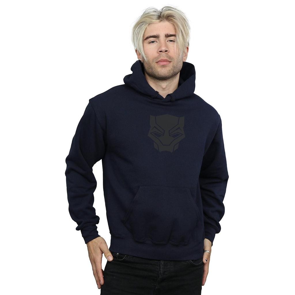 Marvel Мужская черная пантера с капюшоном Black On Black