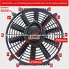 12-Inch 12V/24V Car Air Conditioning Cooling Fan for Water Tank