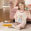 Дышащий модальный комплект пижамы с коротким рукавом для девочки