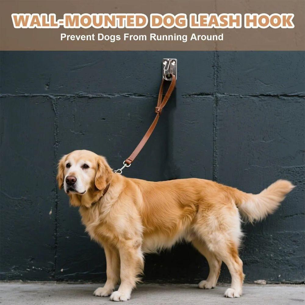 Multi-functional Wall Mount Holder 316 Stainless Steel Dogs Leash Hook Wall Hooks Outdoor