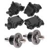 4pcs Plastic Gear Box2pcs Metal Differential Set for WLtoys 144001 1 14 Remote Control Car