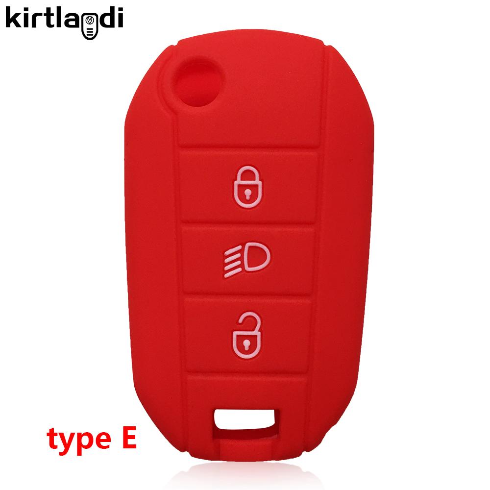 Для Fiat Scudo для Opel Combo для Peugeot Rifter 2020 207 208 307 308 407 408 5008 308SW 2008 для Citroen C4 Чехол-кожура для ключа