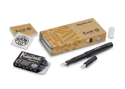 Официально импортированный набор для каллиграфии Kaweco, Маленький, Черный, CALIS-BK, 1,5/2,3 мм,