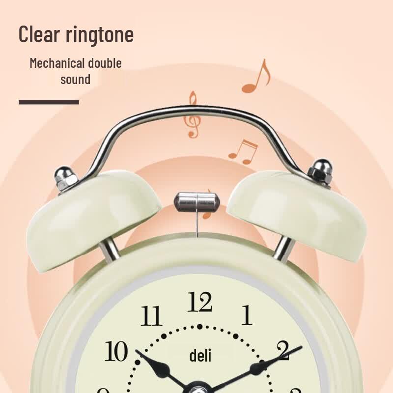 Deli Mini Luminous Alarm Clock