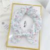 Floral Print Neckerchief Small Hijab Scarfs Women Fashion Handkerchief Neck Scarf Shawls Cotton Blends Korean Hair Scarves 58CM