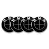 4pcs 56mm 60mm 65mm Car Wheel Center Hub Cap Stickers Styling For BMW M Performance E36 E46 E60 E90 E91 E92 E93 F30 F20 M3