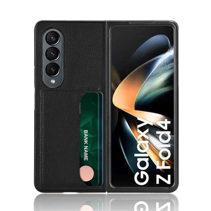 Подходит для чехла телефона Samsung Z FOLD7, кожаный защитный чехол со слотом для карт Z fold 6/4/D5, чехол для телефона Zfold3