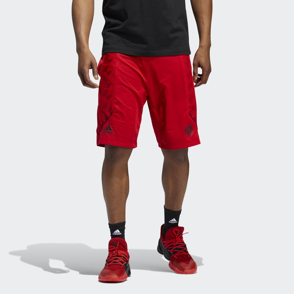 Adidas Casual Shorts Men's Red Moderate EJ7433