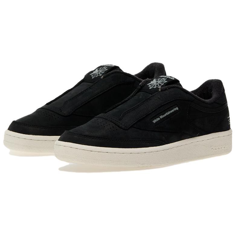 White Mountaineering x Reebok Club C 85 Черный Мел Унисекс Кроссовки Серый 100218233