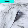 Серый Мрамор Самоклеящиеся Обои Водонепроницаемый Винил Отслаивающиеся Обои для Старой Мебели Кухонная Столешница Гранитная Пленка