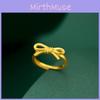 Charming Brass Bow Tie Ring For Women Delicate Fashion Jewelry Gift Idea