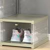 Home Shoe Box Transparent Stackable Thickened Foldable Dust-proof Visible Dustproof Moisture-proof Dorm Shoe Container Shoe