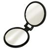 Yamamura YL-10 Double-Sided Compact Mirror with 10x Magnification, Black