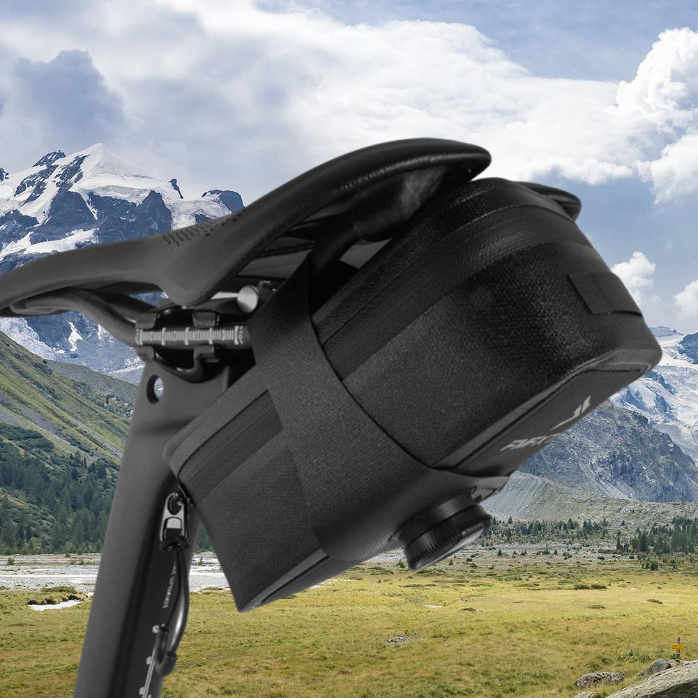 Велосипедная сумка под сиденье, велосипедная нарамная сумка на ремешках, замок-кнопка, велосипедная сумка, водонепроницаемая велосипедная подседельная сумка для горных и шоссейных велосипедов