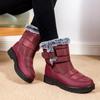 Модная женская зимняя обувь, трендовые ботинки на платформе, уличные нескользящие ботинки с толстой подошвой, высококачественная рабочая повседневная хлопковая обувь, устойчивая к холоду