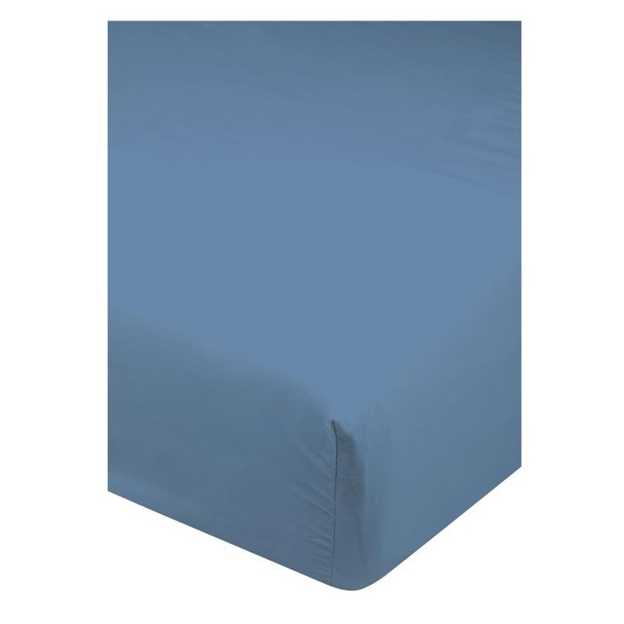 Drap housse 140 x 200 cm Cocon bleu