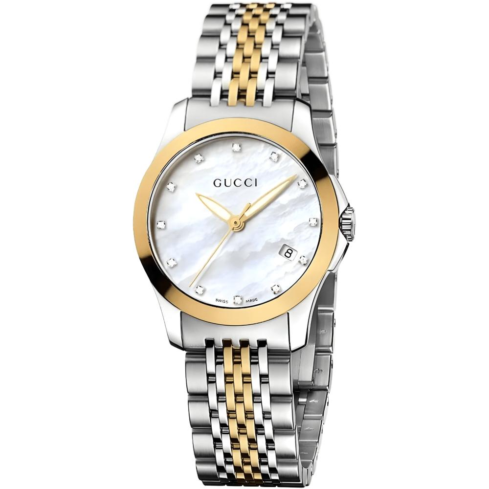 Gucci YA126513 G-Timeless Женские часы с циферблатом из перламутра