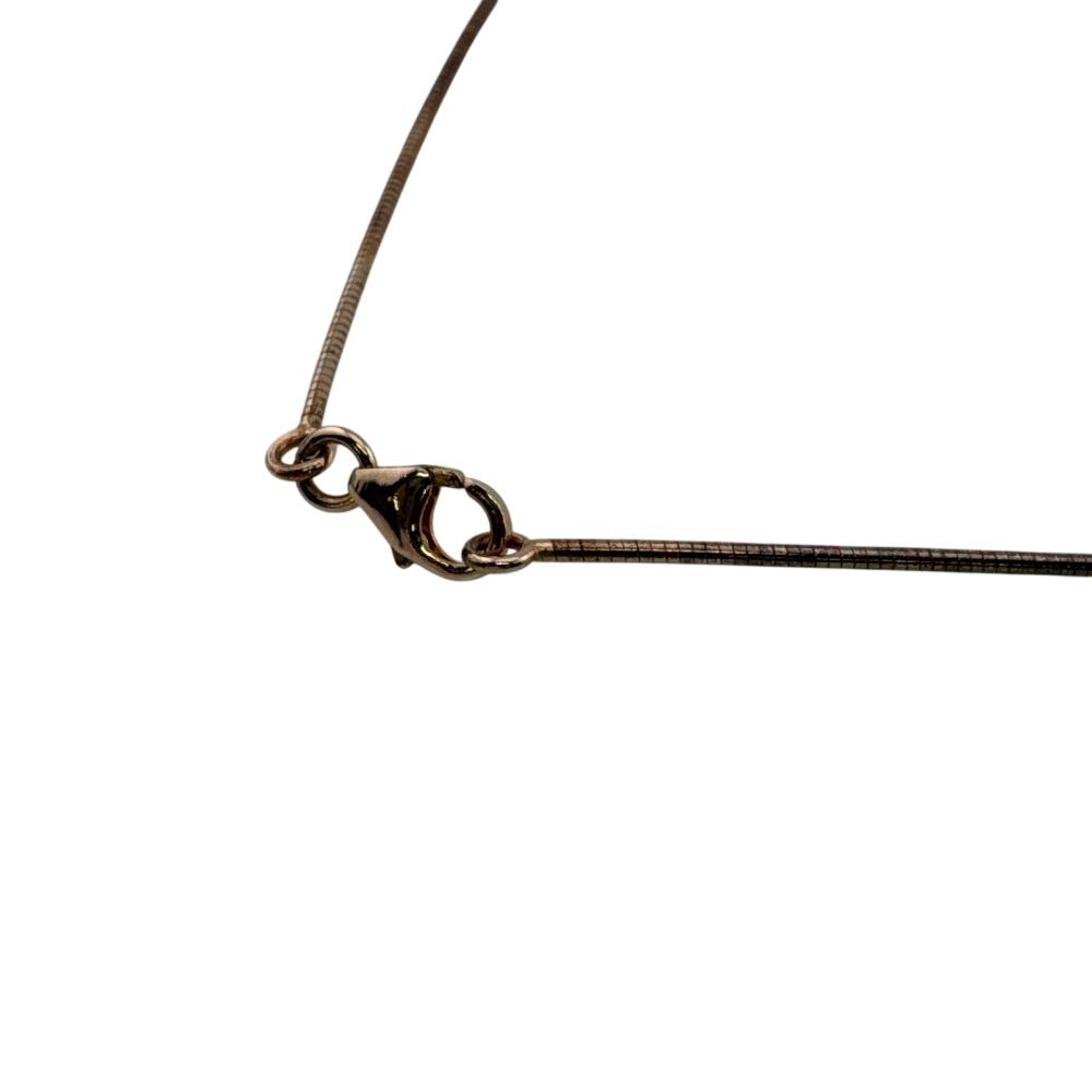 HERMES Pop H Dragee metal Pop ash Necklace pink metal Used