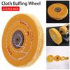 Полировальный круг 2/3/4/5 дюйма, желтый хлопковый диск с отверстием 4/12/16 мм, полировальный круг для угловой шлифмашины, инструменты для полировки ювелирных изделий