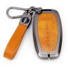 Genuine Leather Alloy Car Key Case for Voyager, Adventurer, Aviator Models