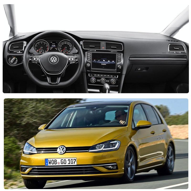 Защитный коврик на панель приборов для Volkswagen VW Golf 7 MK7 2013~ Автомобильные аксессуары Козырек от солнца на приборную панель Ковер 2016 2017 2018