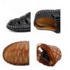 Fashion Men Cowhide Beach Sandals Hand Sewn Men Sandals Summer Leather Shoes for Beach Outdoor Fashion Walking Shoes Male Sandalias