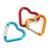 Hanging Outdoor Camping Tool Keychain Clip Heart-shaped Buckles Aluminum Carabiner Keyring Hook