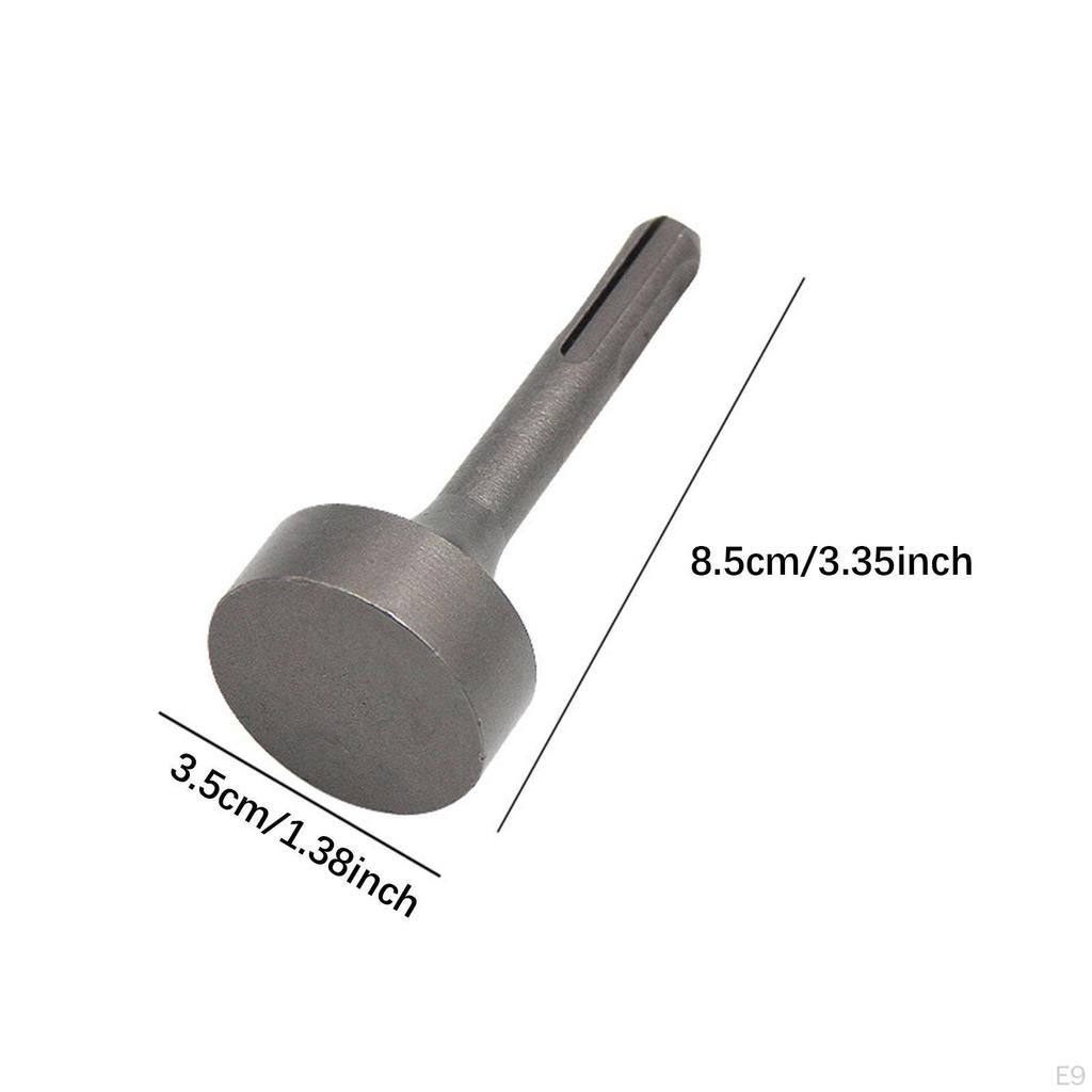 Ground Rod Bit Electric Hammer High Performance for DIY Enthusiasts Stability Metal Sturdy Heavy