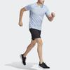 adidas Футболки мужские светло-голубые с круглым вырезом умеренного прямого кроя IC7631