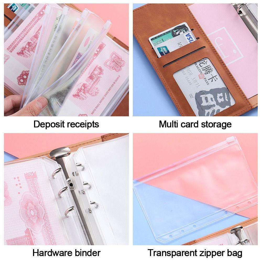 Блокнот с переплетом для бюджета формата А6, конверт для наличных денег, новый переплет для планировщика бюджета