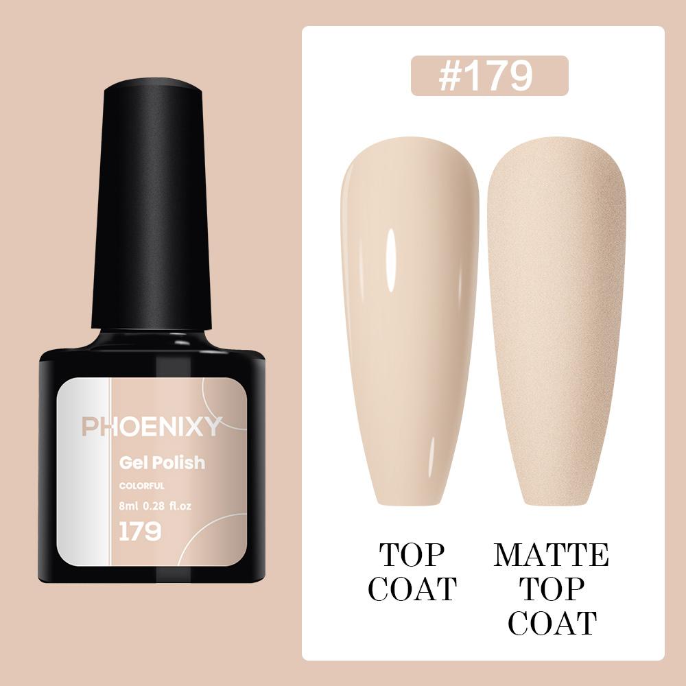 PHOENIXY, 50 шт., гель-лак для ногтей, долговечный гель-лак, верхнее базовое покрытие, полуперманентный гель-лак, дизайн ногтей «сделай сам»