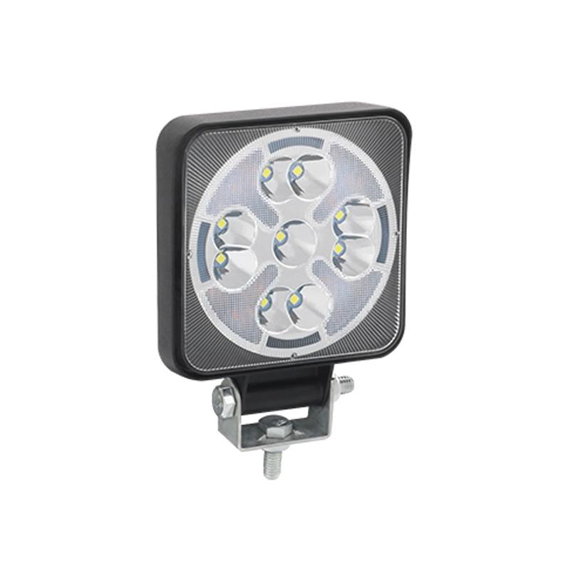 1 ШТ. Светодиодный рабочий свет 14/16 светодиодов 42 Вт 48 Вт 63 Вт 96 Вт 6000K 2835 МИНИ Квадратный Круглый Мигающий Белый Желтый Светодиодная Фара для Вождения Противотуманная Фара Балка 12 В 24 В