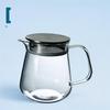 Portable High-Temperature Resistant Glass Teapot Set with Floral Infuser Teacup