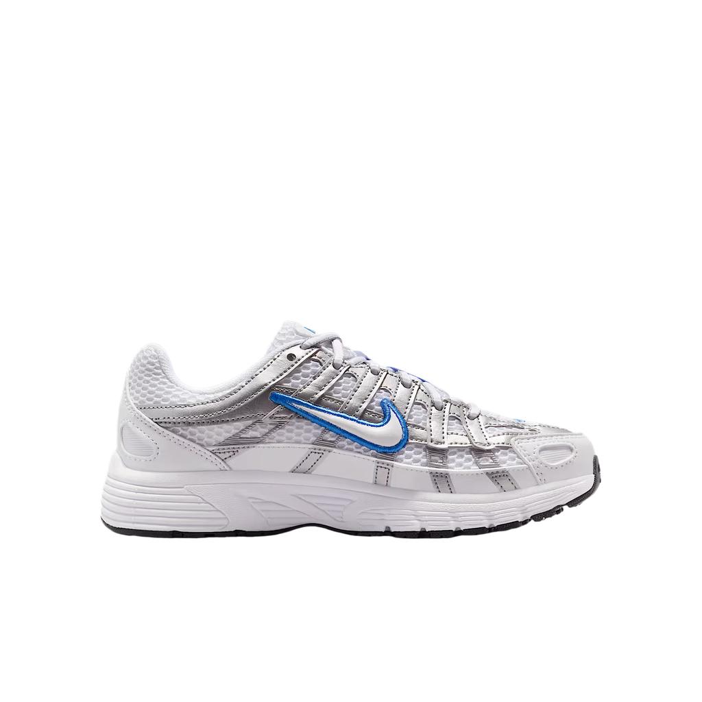 Nike Кроссовки для детей P 6000 GS White Blue Crystal Metallic Silver II6084-100