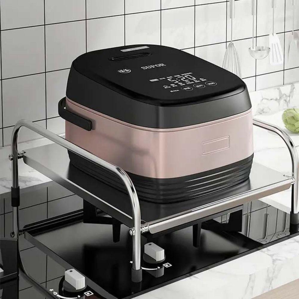 With Handle Induction Cooker Stand Waterproof Kitchen Counter Rack Indoor Use