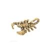 Vintage Brass Scorpion Miniatures Figurines Office Desktop Small Ornament Tea Pet Home Decoration Accessories for Gifts