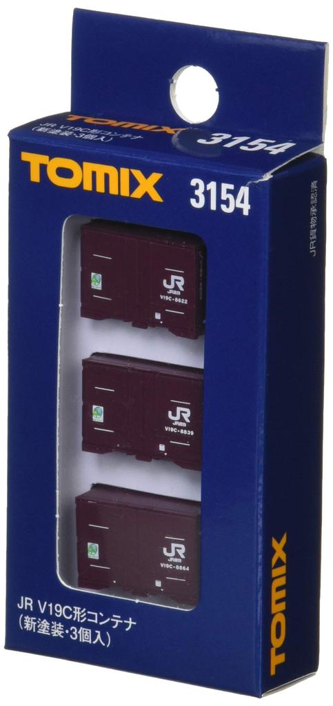 Контейнер TOMIX N Gauge V19C Type New Paint 3 Pieces 3154 Railway Model Supplies